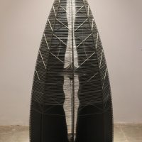 Unconsciously project Galvanized steel & Iron wire rope 150x70cm | 2019
