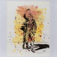 Nicky Nodjoumi/Untitled (2007)/Acrylic on Paper/70x55 cm