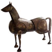 Reza Lavassani/The Horse 4/10 (2019)/Bronze/30x37x10 cm