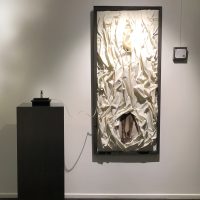 Untitled/Mixed media installation/144,5x65 cm/2021