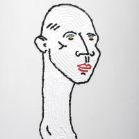 Man Portrait/Acrylic & Oil Color on Canvas/70x100 cm/2021