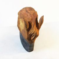 Untitled/Sculpture (Teak Wood & Iron)/47x22x73cm/2021