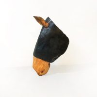 Untitled/Sculpture (Teak Wood & Iron)/66x78x43cm/2021