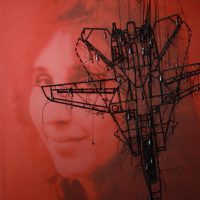 Rozita Sharafjahan/Untitled/Collage & Digital paint on Canvas/160x160cm